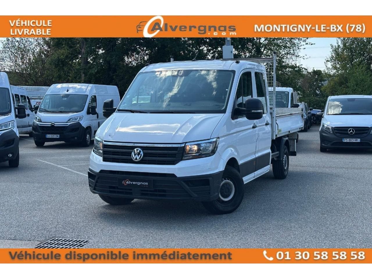 II CHASSIS DOUBLE CABINE 2.0 TDI 140 L3 BENNE BASCULANTE PRIX TTC