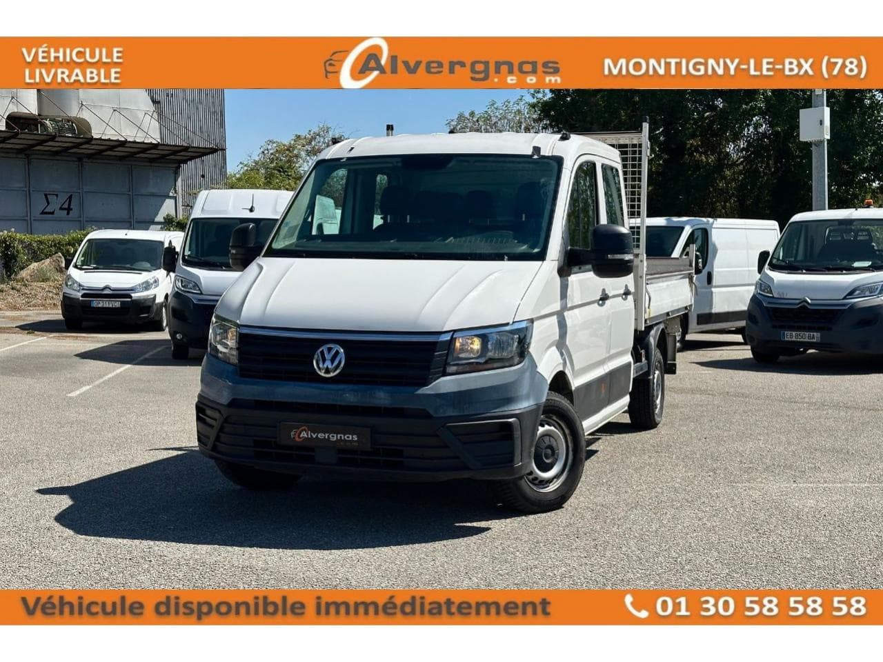 II CHASSIS DOUBLE CABINE 2.0 TDI 140 BENNE 7PL PRIX TTC