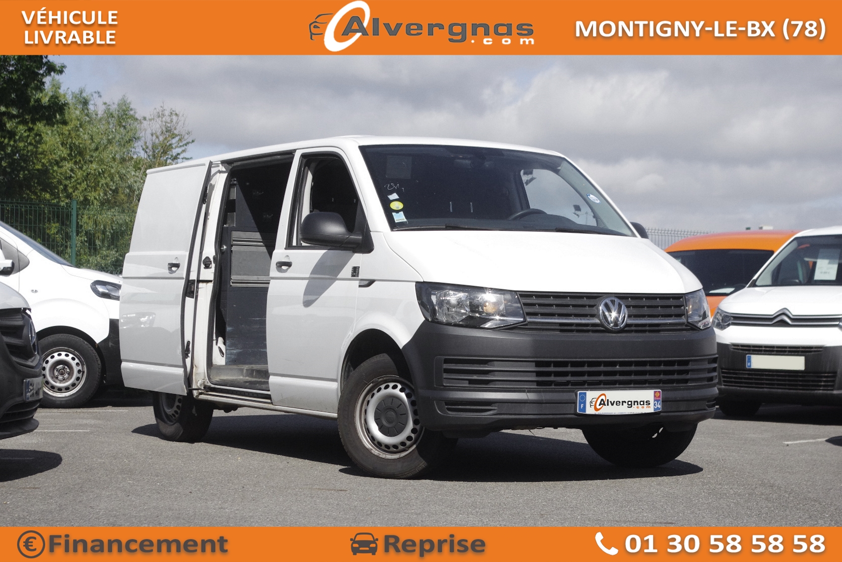 VOLKSWAGEN TRANSPORTER FOURGON d'occasion sur Paris