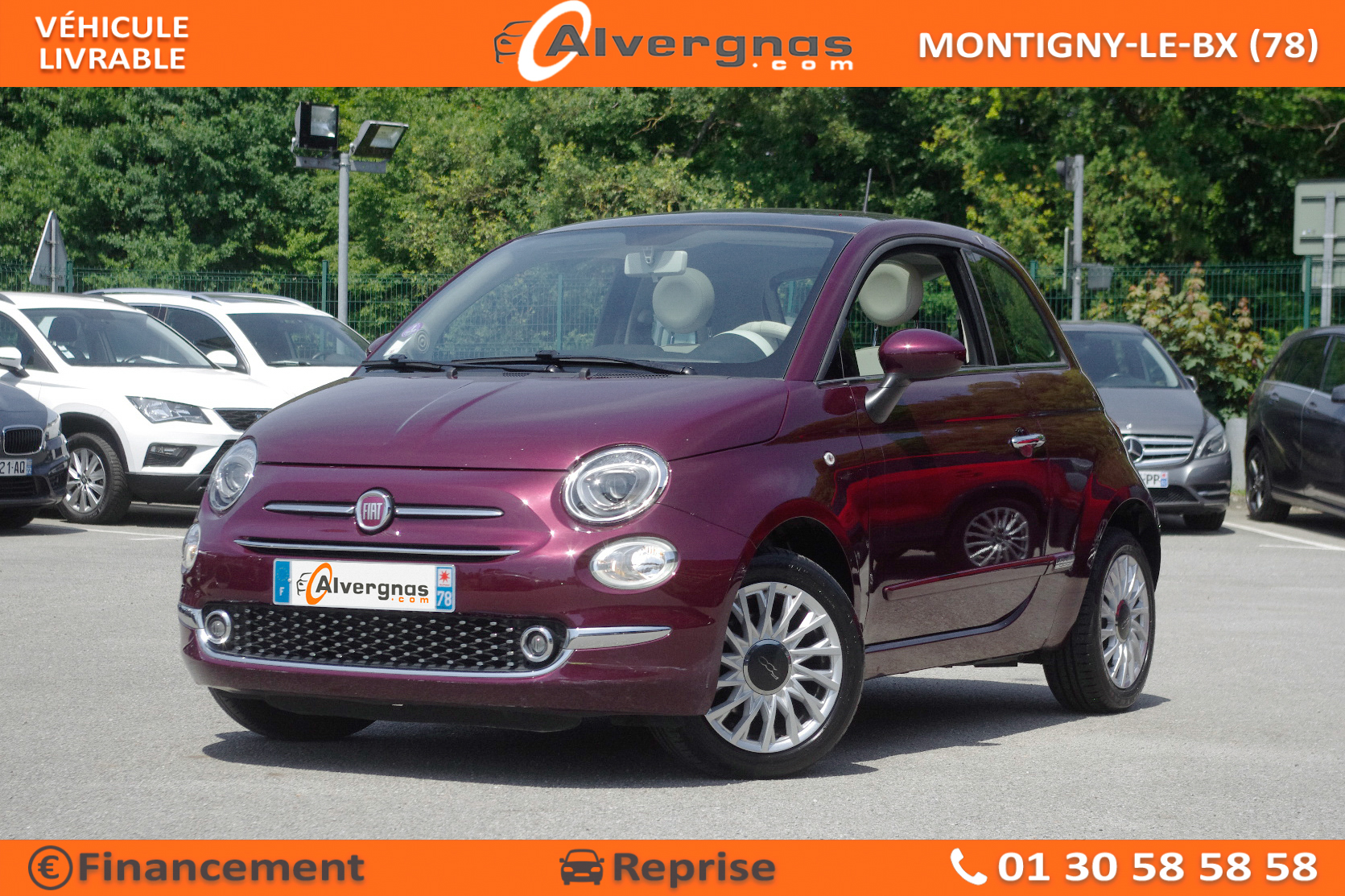FIAT 500 SERIE 6 EURO 6D d'occasion sur Paris