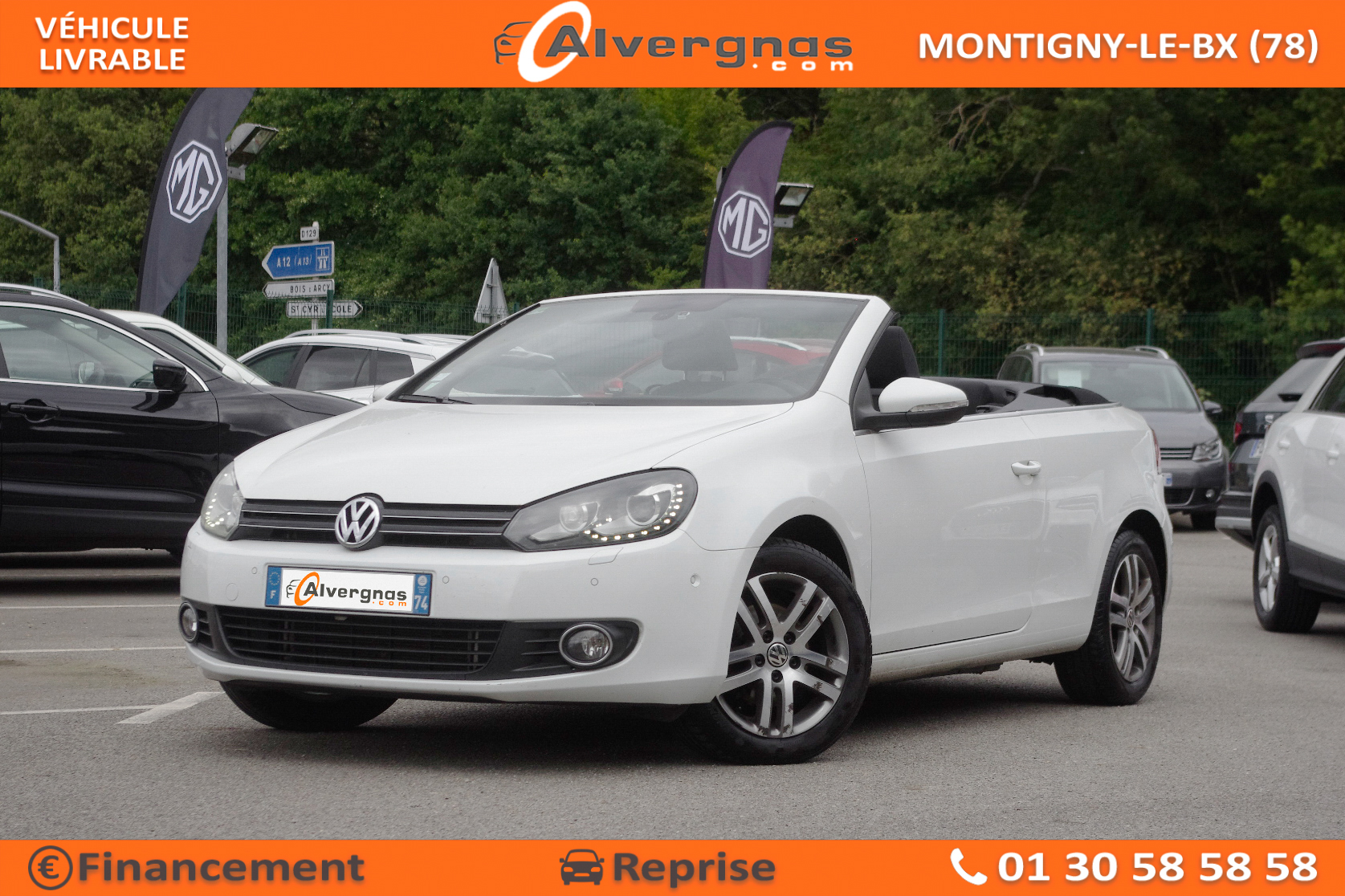 VOLKSWAGEN GOLF CABRIOLET d'occasion sur Paris