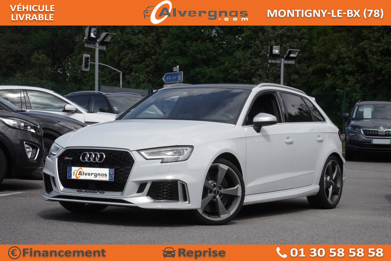 AUDI RS3 SPORTBACK d'occasion sur Paris
