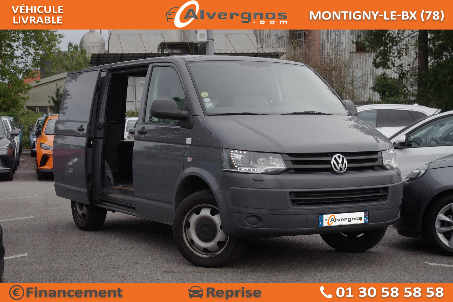 VOLKSWAGEN TRANSPORTER FOURGON d'occasion sur Paris