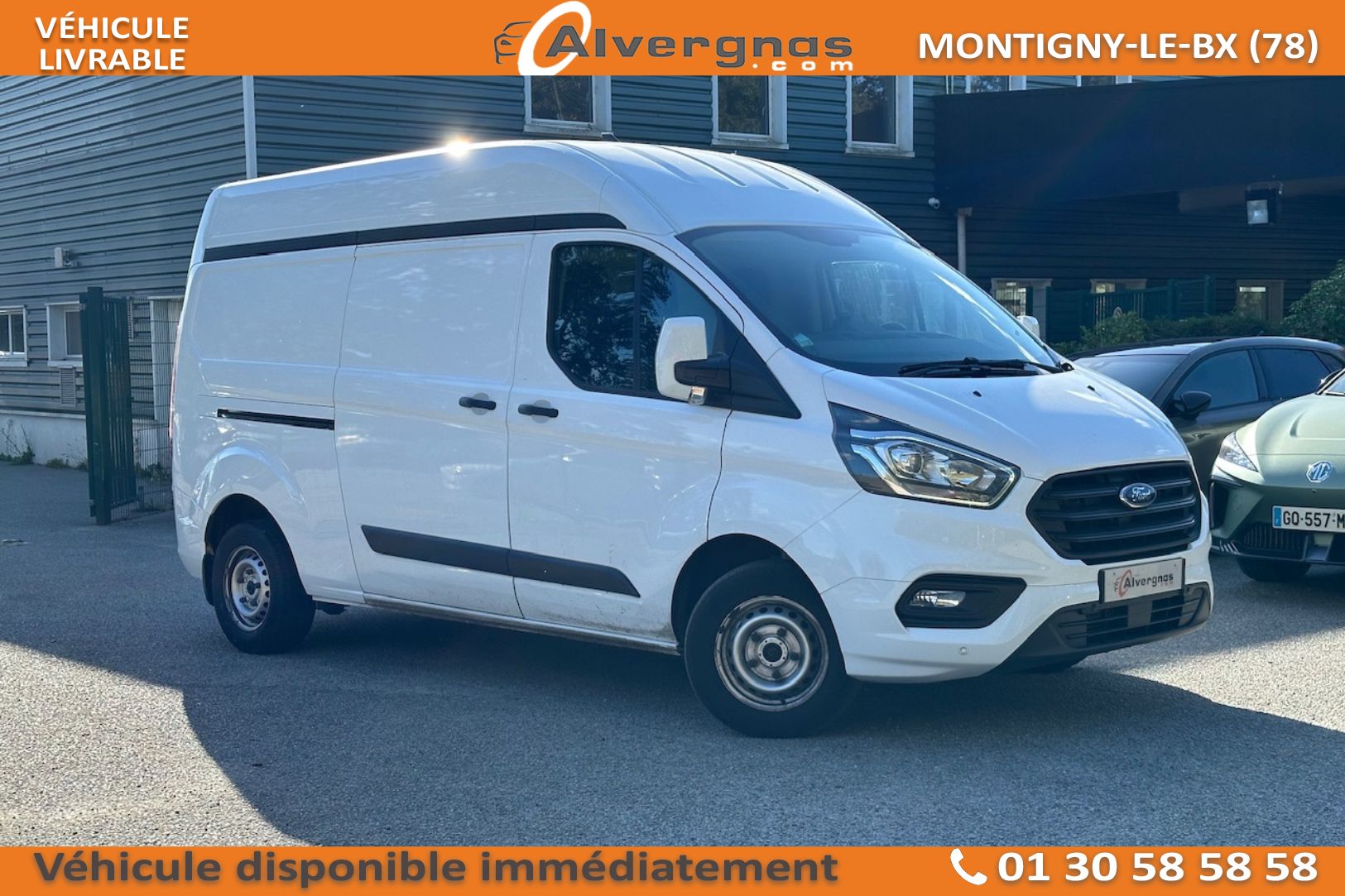 FORD TRANSIT CUSTOM FOURGON d'occasion sur Paris
