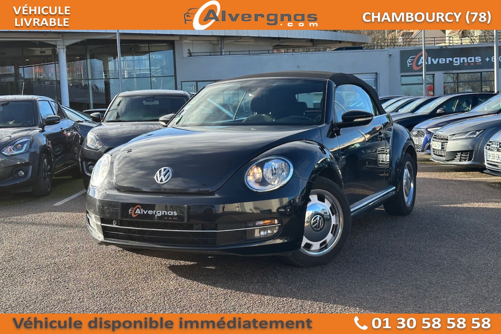 VOLKSWAGEN COCCINELLE CABRIOLET d'occasion sur Paris